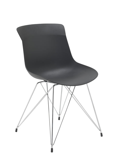 Charlie Wire Base Chair Black