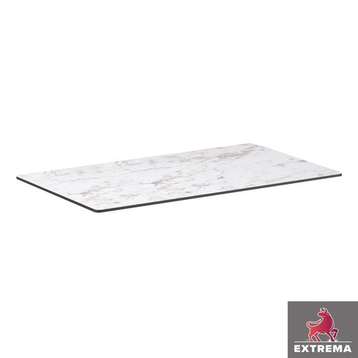 Extrema Table Top - White Carrara Marble - 119cm x 69cm (Rect)
