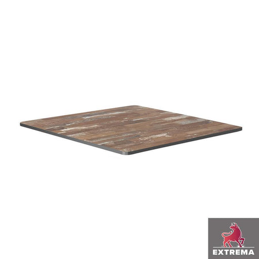 Extrema Table Top - Planked Vintage Wood - 69cm x 69cm (Square)