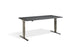 Forge Raw Steel Height Adjustable Desk - 700mm Wide