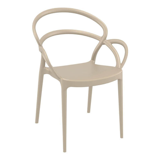Mila Arm Chair - Taupe