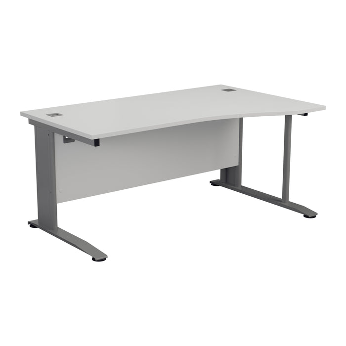 One Cable Cantilever Wave Desk - 1600mm