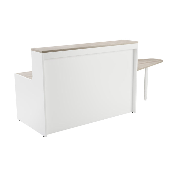 Simple Reception Desk 2600mm x 800mm - Beech