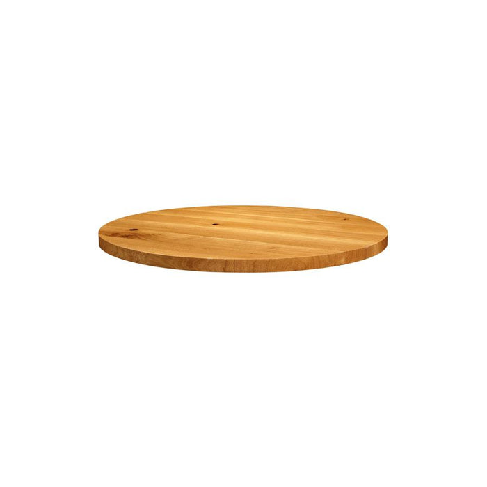 Natural Lacquered Character Oak - 75cm dia (Round)