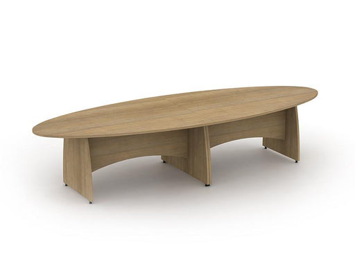 Kingston Elliptical Boardroom Tables With Panel Legs